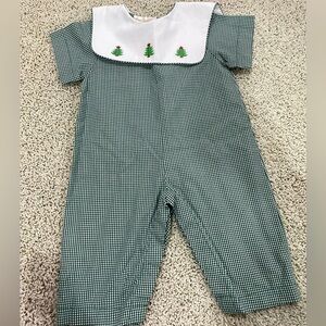 Smocked Christmas outfit